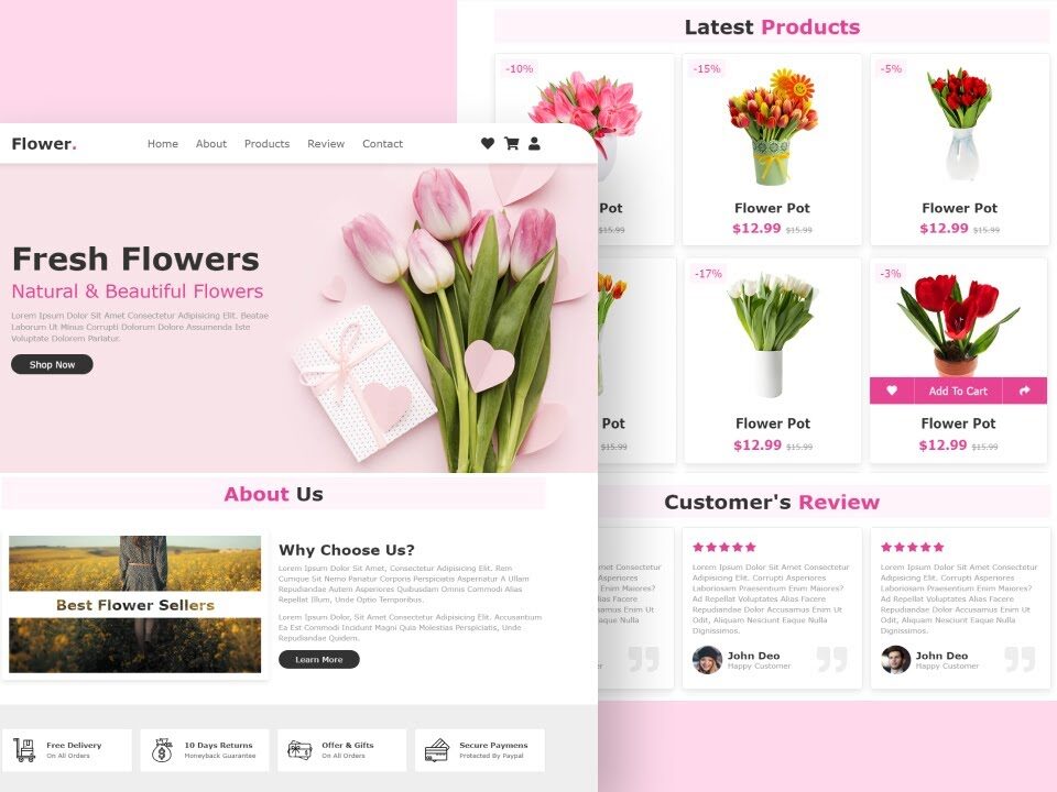 simple responsive website