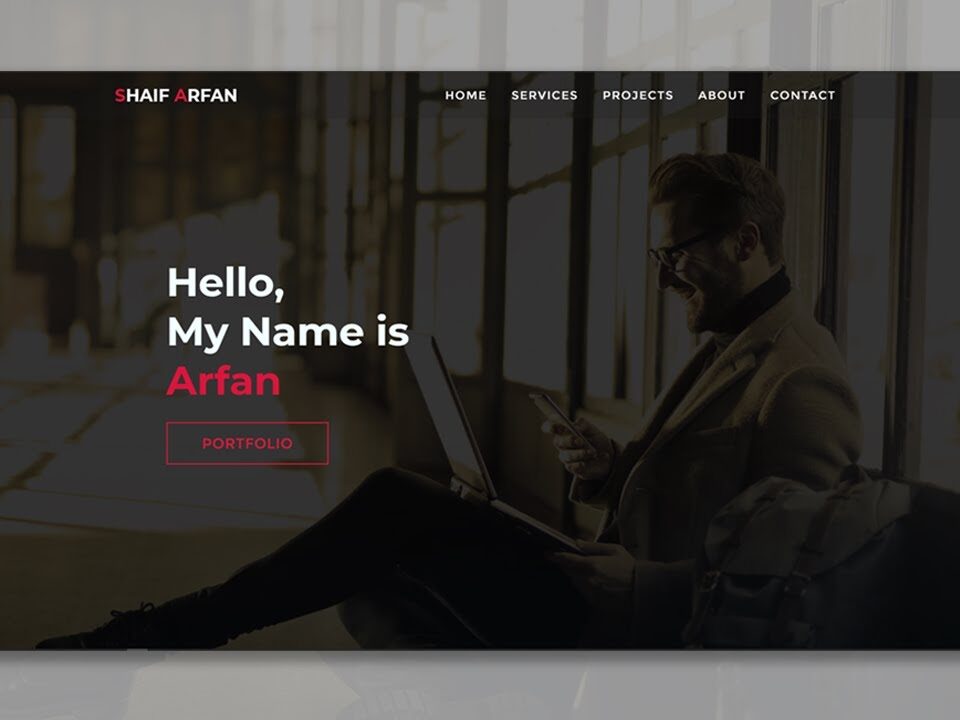 single page responsive website