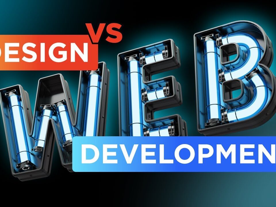 difference between website development and website design