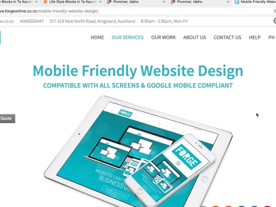 mobile friendly website development