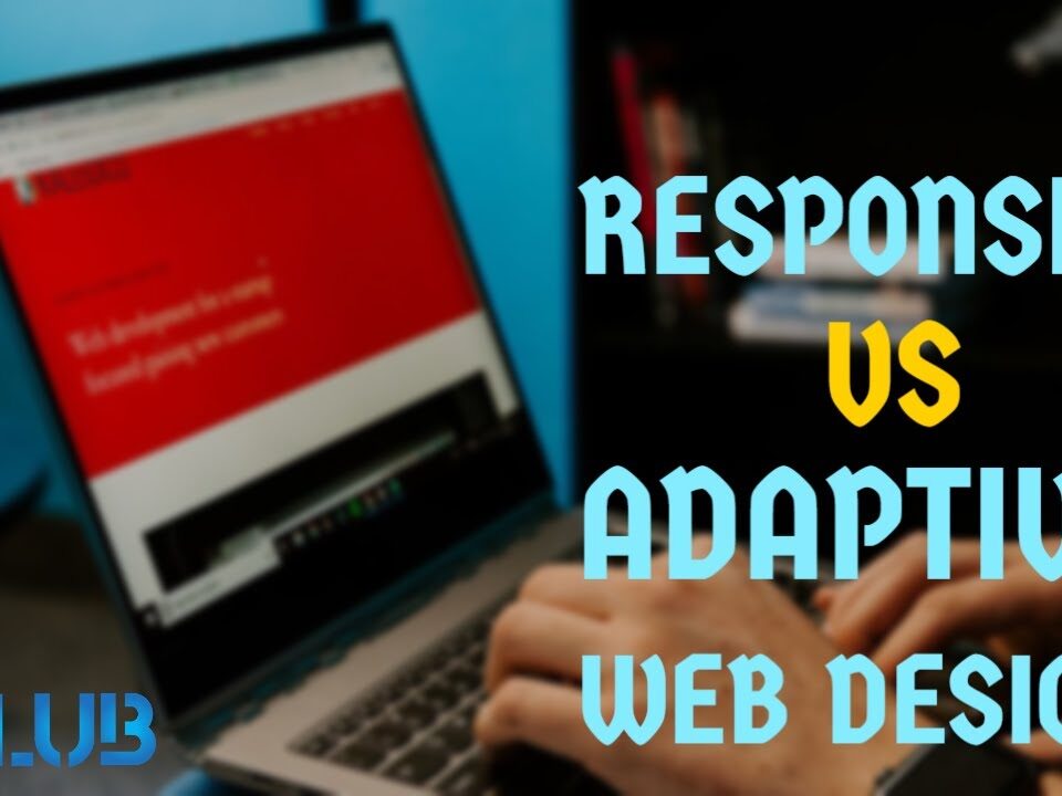 responsive web design and adaptive web design