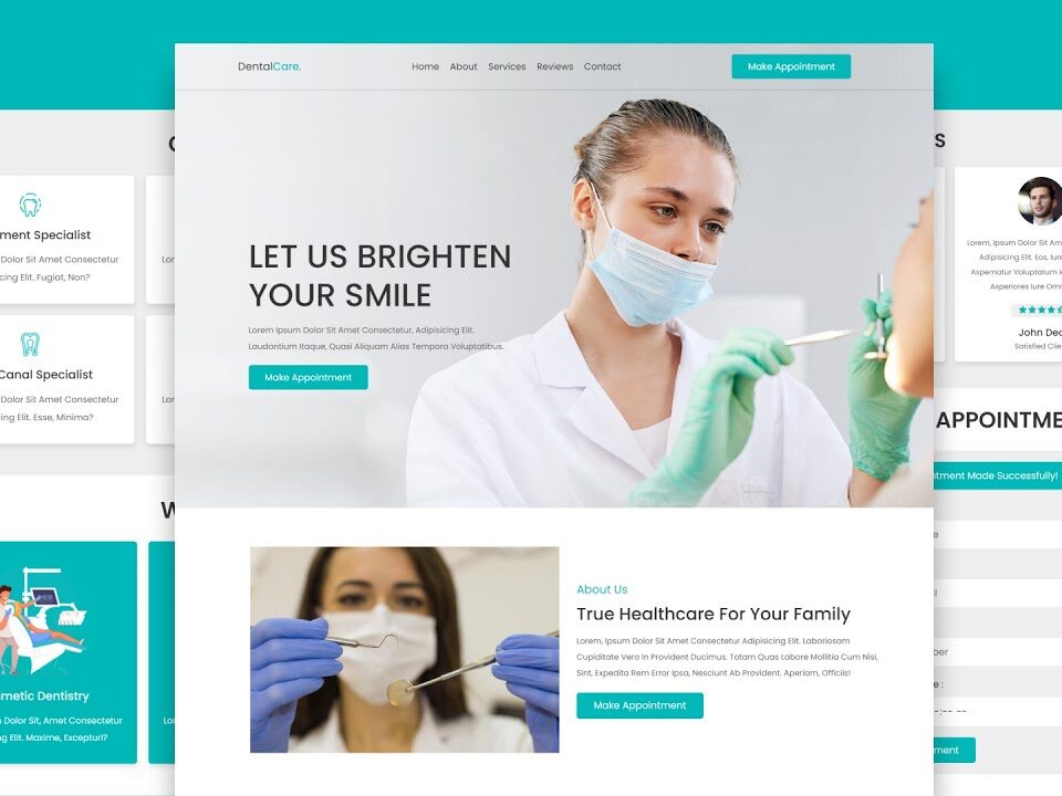 dental web development