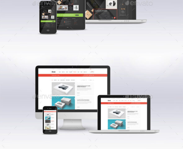 single page responsive website