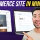 build your ecommerce website