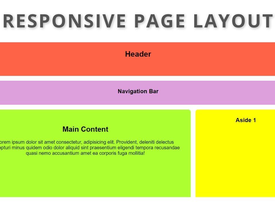 responsive page