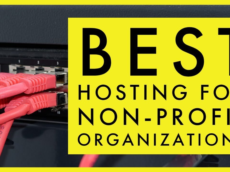 website hosting nonprofit organizations