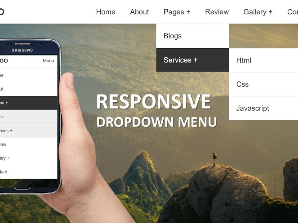 simple responsive page