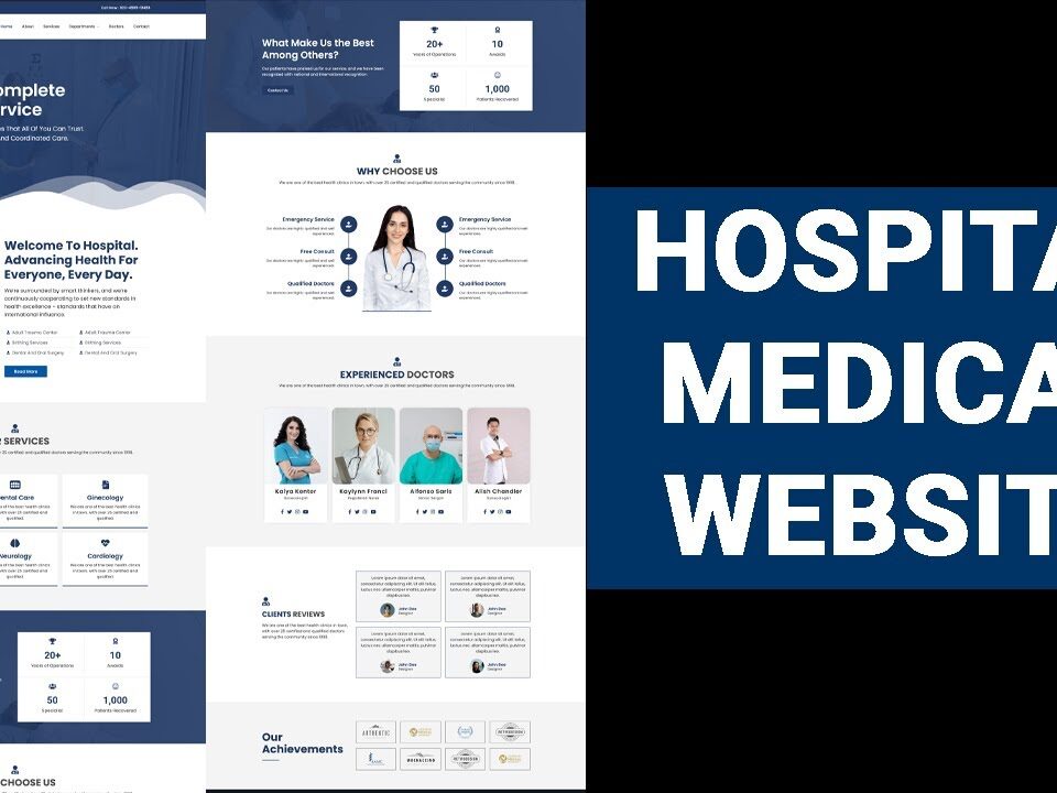 medical web development