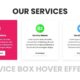 our services page design