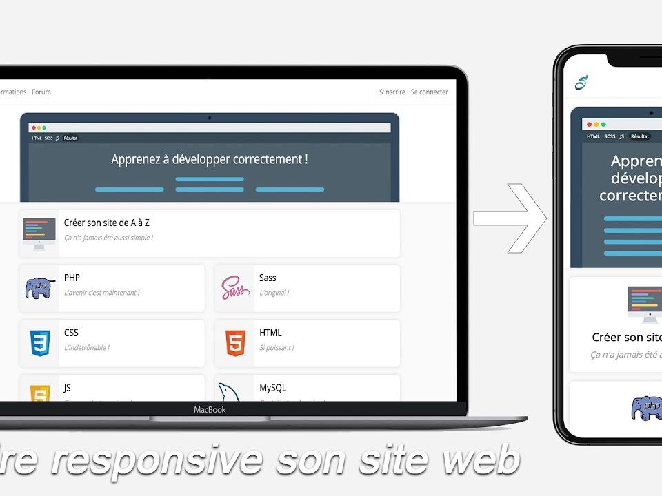 responsive site web