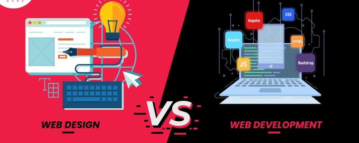 difference between website development and website design