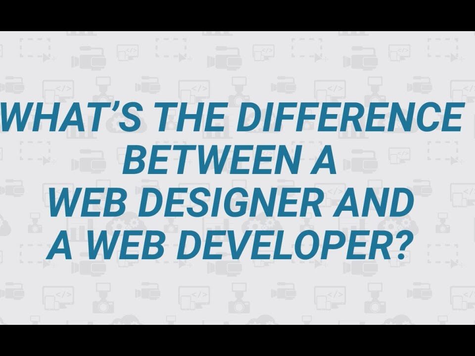 web design web development difference