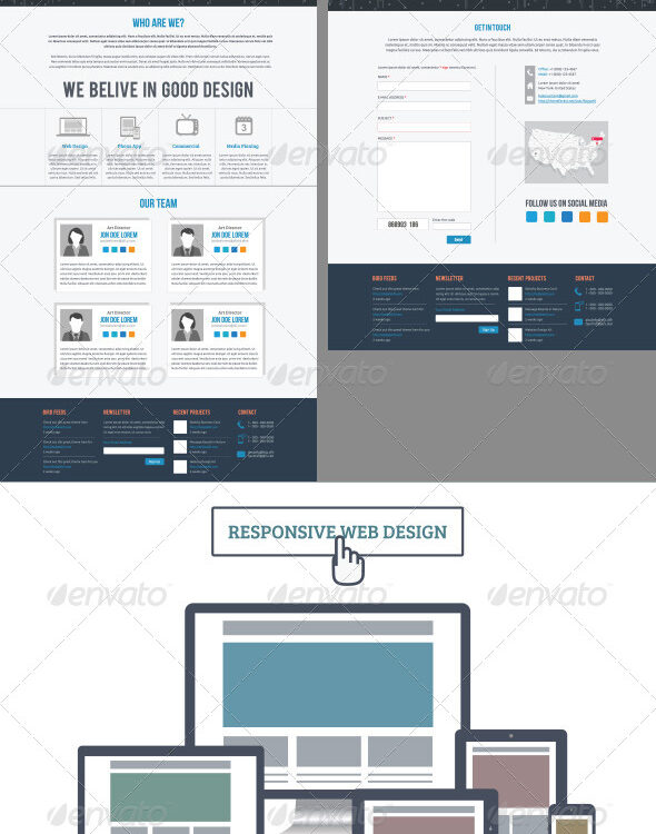 layout web responsive