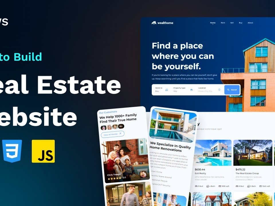 real estate website development