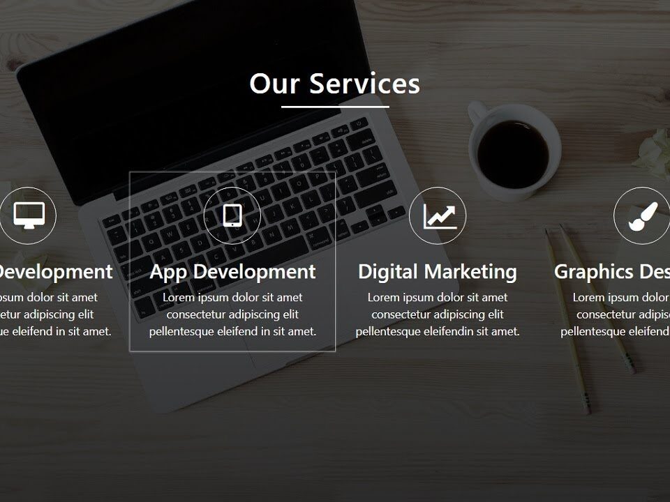 website with services