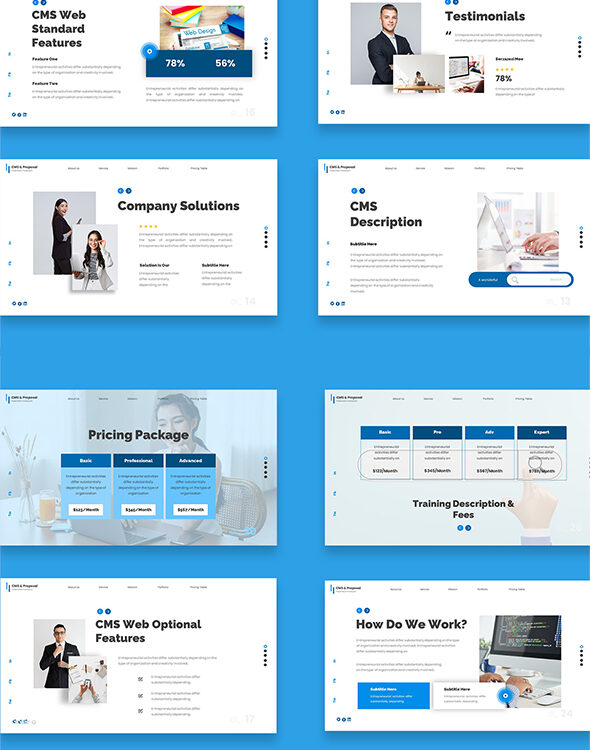 startup company website design