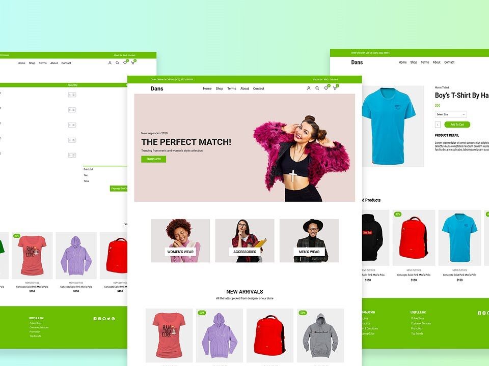 e commerce responsive