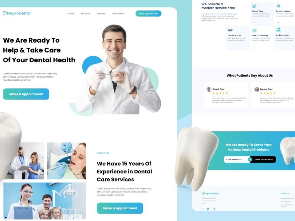 dental web development