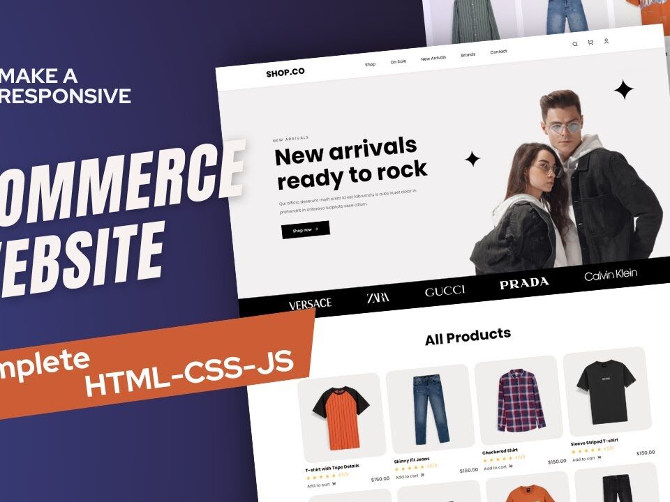 responsive ecommerce website