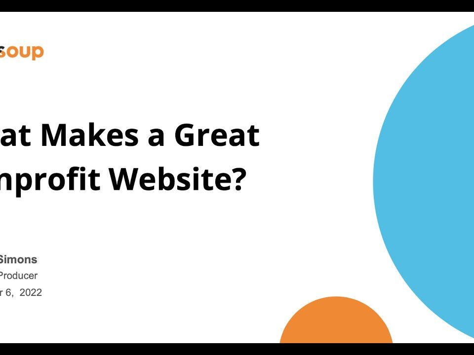 nonprofit website development