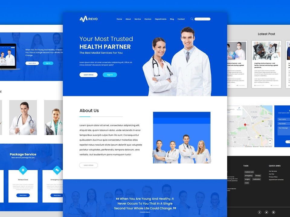 medical web development