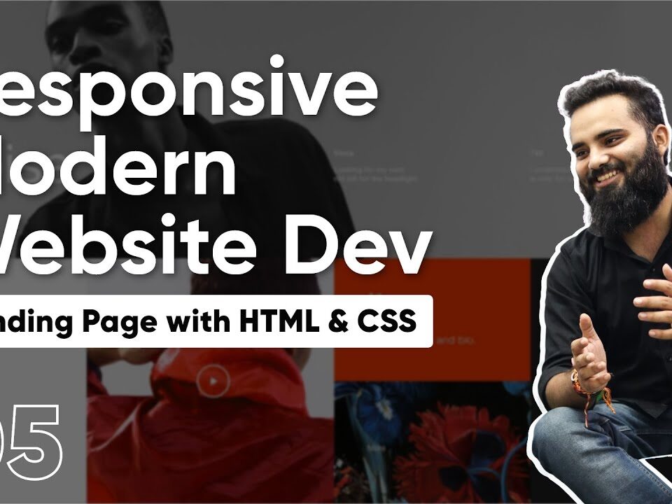 web development landing page