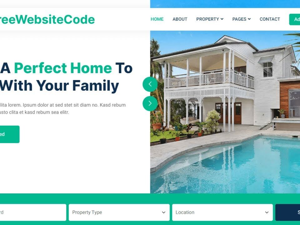 real estate website development