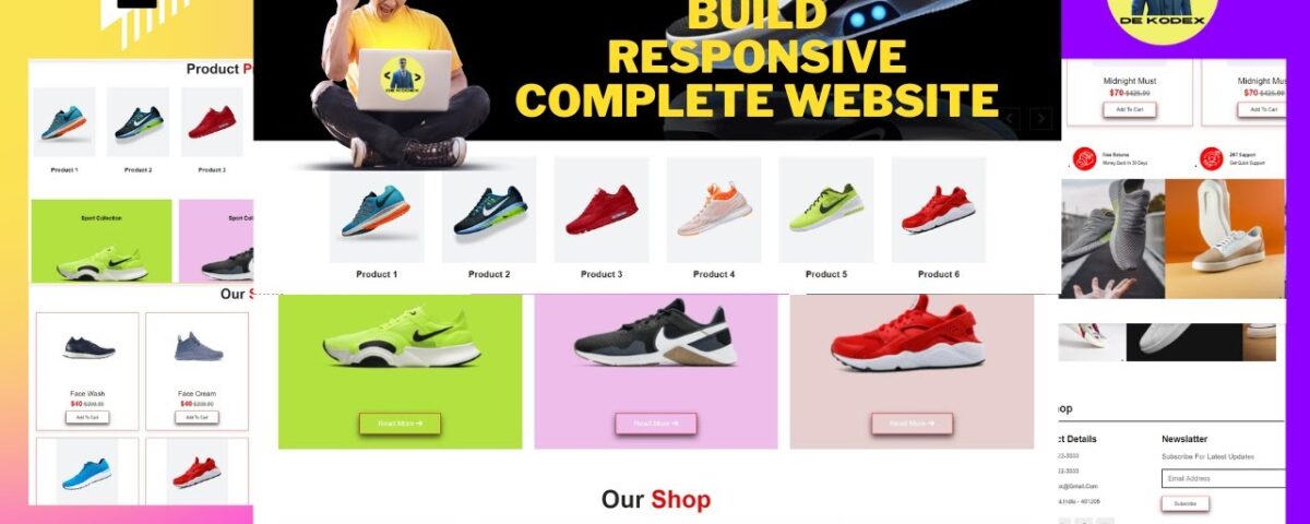 responsive ecommerce website