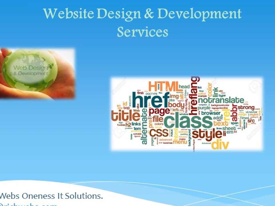 website designing and development services