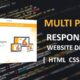 simple responsive web page