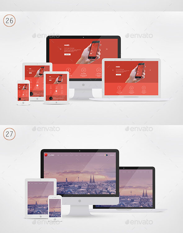 simple responsive web page