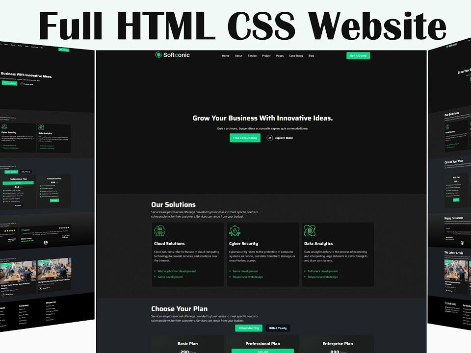 fully responsive web design