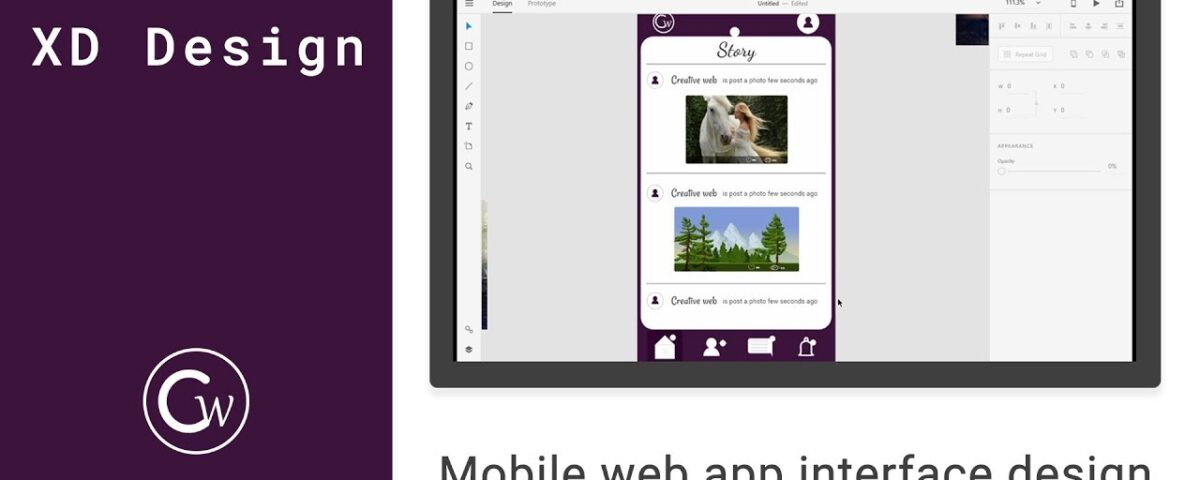 mobile web layout