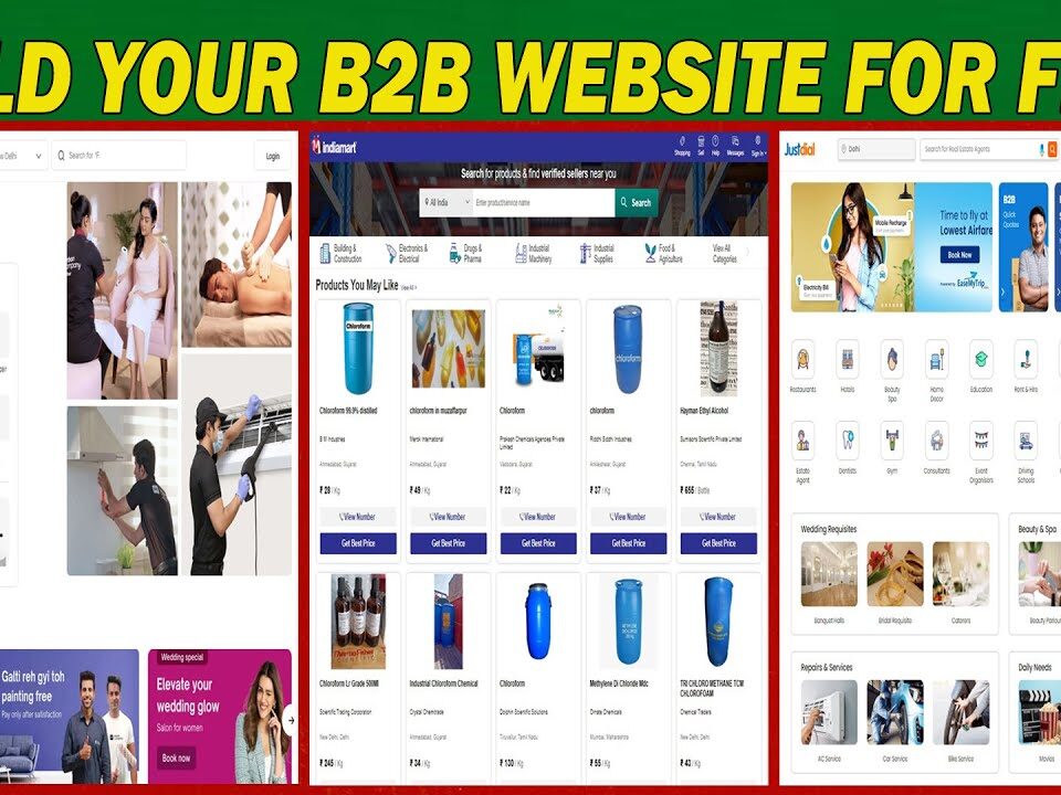 b2b website development